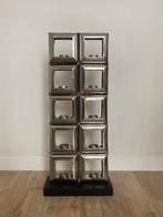 Prachtige kandelaars met dubbel design in chroom, Ophalen