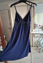 Chemise de nuit nuisette marine dentelle et coton modal, 40, Enlèvement ou Envoi, Comme neuf