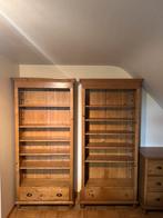 2 stuks massief grenen boekenkast met leggers +1 schuiflade, Huis en Inrichting, Ophalen, 200 cm of meer, Scandinavisch, 50 tot 100 cm