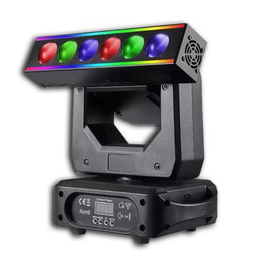 Nouveau serre-tête mobile de première classe de 6 x 40 W, Enlèvement ou Envoi, Neuf, Lumières, Commande sonore