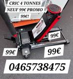 CRIC 4 TONNES NEUF EXTRA PLAT NEW MODÈLE 2026 99€!!!, Enlèvement, Neuf, Hydraulique, Cric de garage
