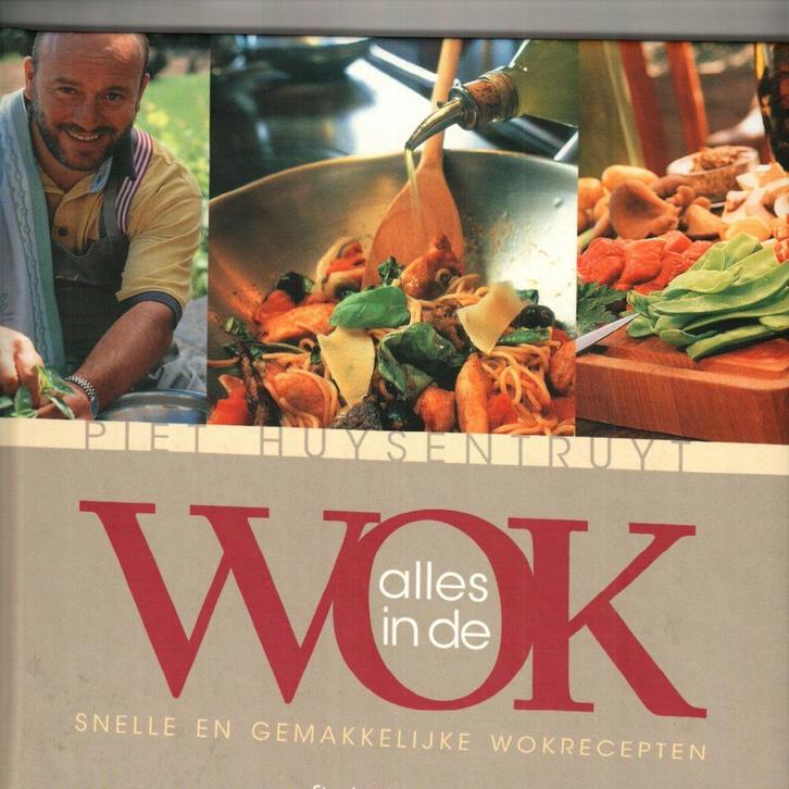 Alles in de wok Piet Huysentruyt 190 blz, Boeken, Kookboeken, Zo goed als nieuw, Ophalen of Verzenden