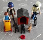 playmobil setje met honden en gele poppenwagen, Ophalen of Verzenden, Gebruikt, Los Playmobil