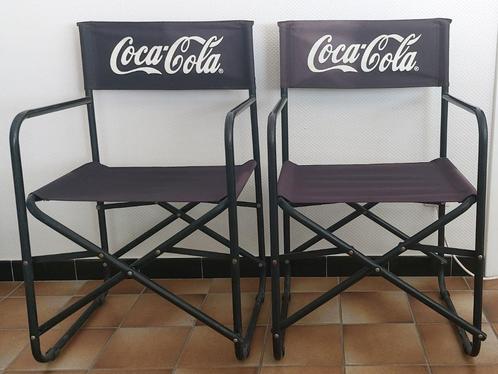 Coca-Cola set 2 klapstoelen / regisseurstoelen, Verzamelen, Merken en Reclamevoorwerpen, Gebruikt, Gebruiksvoorwerp, Ophalen of Verzenden