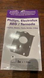 5 sacs aspirateurs philips electrolux AEG Tornado, Ophalen of Verzenden, Zo goed als nieuw
