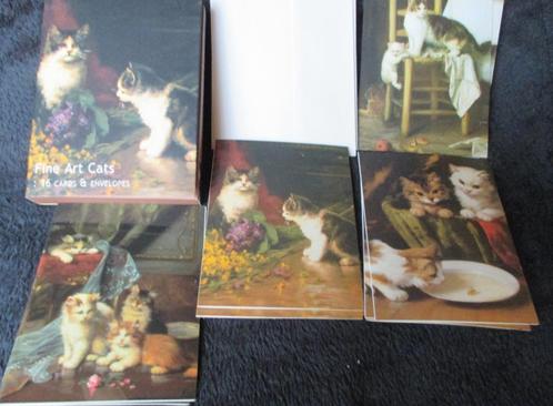 Doosje met 12 poezen kaarten + envelop , nieuwe staat, Collections, Cartes postales | Thème, Non affranchie, 1980 à nos jours