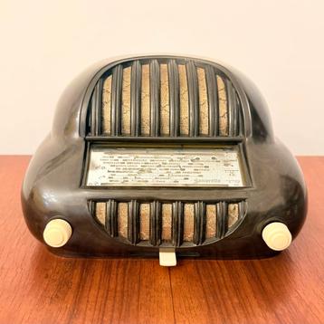 RADIO ART DECO SONORETTE 50 OLIJFGROEN SONORA BUISRADIO RARE beschikbaar voor biedingen