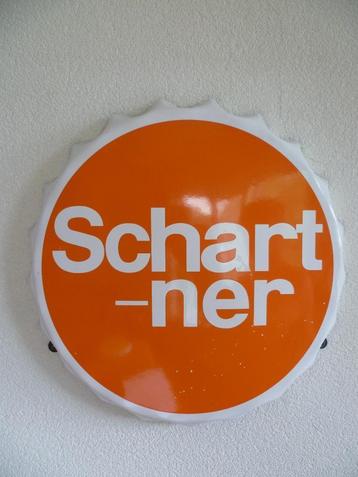 EMAILLE KROONKURK"SCHARTNER ORANGE"UIT 1973 beschikbaar voor biedingen