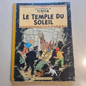 Bd Tintin De Tempel van de Zon met Gele Rug  beschikbaar voor biedingen