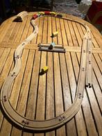 Micki houten treincircuit, Kinderen en Baby's, Speelgoed | Racebanen, Zelf te bouwen, Handmatig, Ophalen, Overige merken