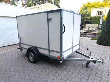 Gesloten aanhangwagen met ingebouwde rek - 750kg - Als Nieuw, Enlèvement, Comme neuf