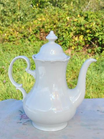 cafetiere en porcelaine blanche bavaria (1) beschikbaar voor biedingen