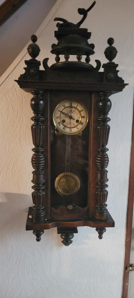 Mechanische slingerklok, Antiek en Kunst, Antiek | Klokken, Ophalen