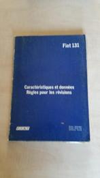 Fiat 131 reparatieboek, Caracteristiques et donnees., Auto-onderdelen, Gebruikt, Ophalen of Verzenden, Fiat