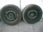 Jantes en tôle 15 pouces pneus 185 65 15, Ophalen, Gebruikt, 15 inch, Banden en Velgen