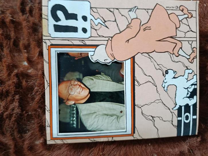 Pour collectionneur tintin dédicacé Chang et JP Albot, Verzamelen, Foto's en Prenten, Zo goed als nieuw, Foto, 1980 tot heden