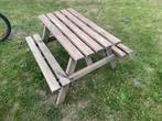Kinder picknick tafel, Tuin en Terras, Picknicktafels, Gebruikt, Rechthoekig, Hout, Ophalen