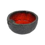 Aardewerk Keramiek Asbak Rood Plem Piet Lemahieu 13cm, Ophalen of Verzenden, Gebruikt, Asbak