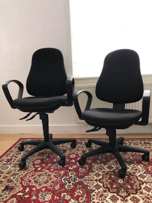 Chaise de bureau ergonomique, noir Rubino. Et bleu. ,, Maison & Meubles, Chaises de bureau, Comme neuf, Chaise de bureau, Noir