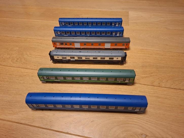 Models world 1905 - set de 6 voitures Railtour II, Hobby en Vrije tijd, Modeltreinen | H0, Zo goed als nieuw, Wagon, Overige merken