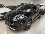 Ford Puma Ecoboost mHEV Titanium A7 125PK (bj 2023), Auto's, Ford, Automaat, Zwart, Bedrijf, 5 zetels