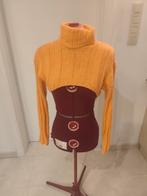 Pull col roulé orange très court punk rave alternative . M, Maat 38/40 (M), Oranje, Zo goed als nieuw, Bershka