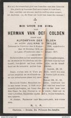 Victimes de guerre : 1914-1918, Envoi