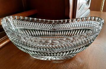 Kom van geslepen kristal - Vintage beschikbaar voor biedingen