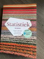 Statistiek, 12e editie met MyLab NL toegangscode, Ophalen, Zo goed als nieuw, Nederlands, Sytse Knypstra; James T. McClave; Terry Sincich