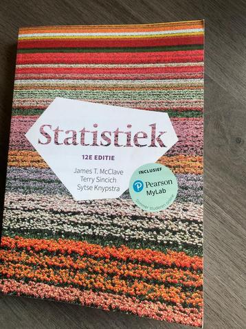 Statistiek, 12e editie met MyLab NL toegangscode beschikbaar voor biedingen