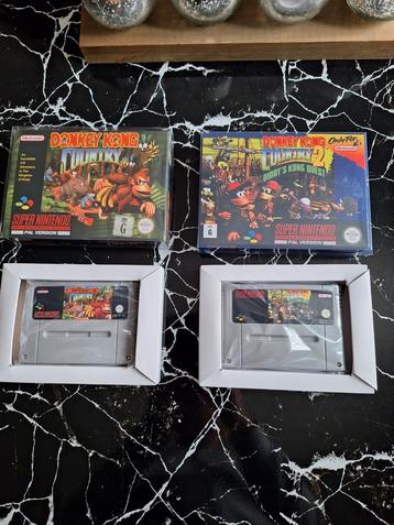 Super Nintendo-games in een doos! Donkey Kong Land 1 en 2!
