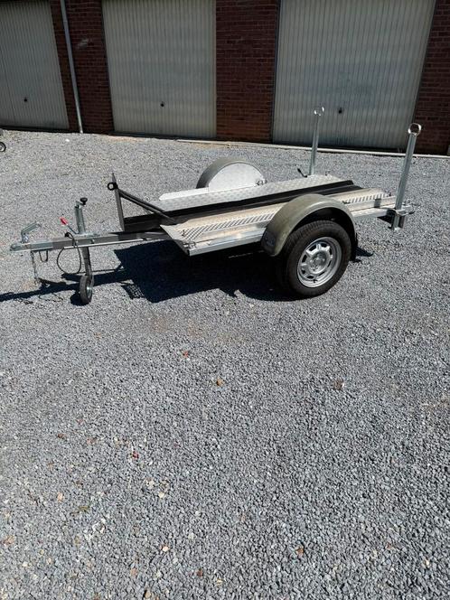 Aangangwagen / Trailer om motor te transporteren, Motoren, Accessoires | Overige, Gebruikt, Ophalen