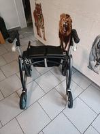 Tribune déambulateur pliable aluminium JAZZ 4roues, freins., Enlèvement, Pliable