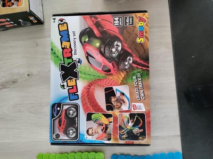Autobaan Smoby Flextreme, Kinderen en Baby's, Speelgoed | Racebanen, Zo goed als nieuw, Racebaan, Overige aandrijving, Overige merken