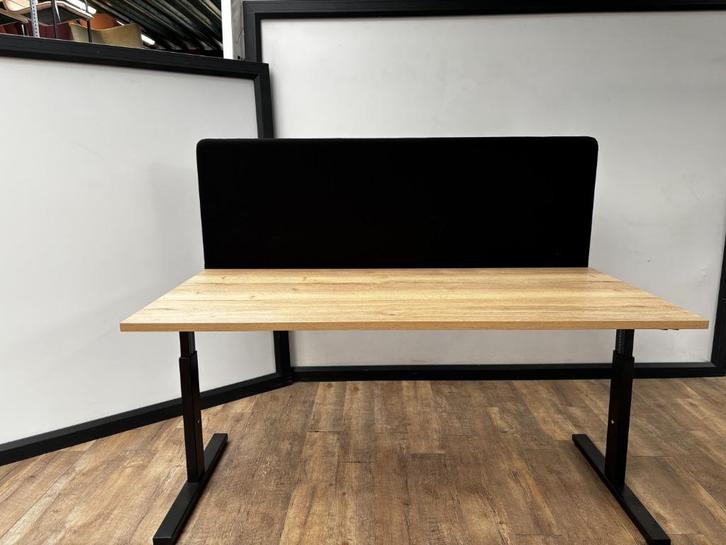 Akoestisch bureauscherm wolvilt – Zwart, Hobby en Vrije tijd, Vilt, Wolvilt, Ophalen of Verzenden