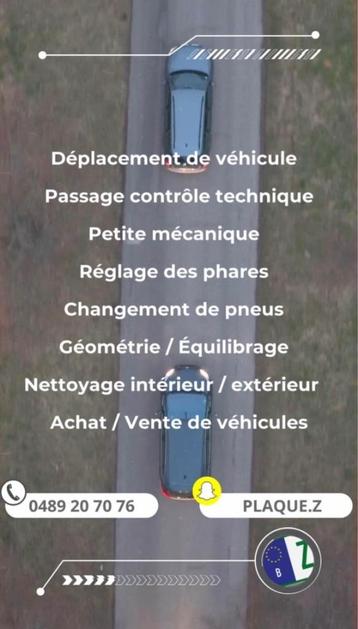 Contrôle technique : petites mécaniques + passage disponible aux enchères