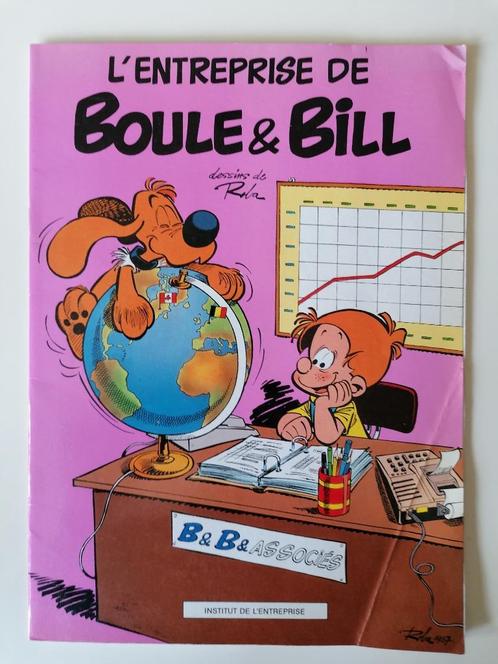 Boule et Bill - L'entreprise de Boule et Bill - DL1987 EO, Boeken, Stripverhalen, Gelezen, Eén stripboek, Ophalen of Verzenden