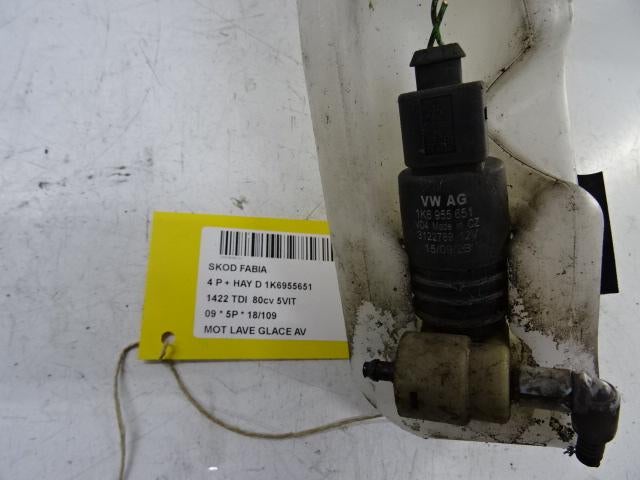 LAVE-GLACE POMPE AVANT Skoda Fabia II (5J) (1K6955651), Utilisé, Skoda