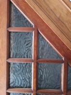 Panneau en bois original 1930 avec verre - décoratif, Antiquités & Art, Enlèvement