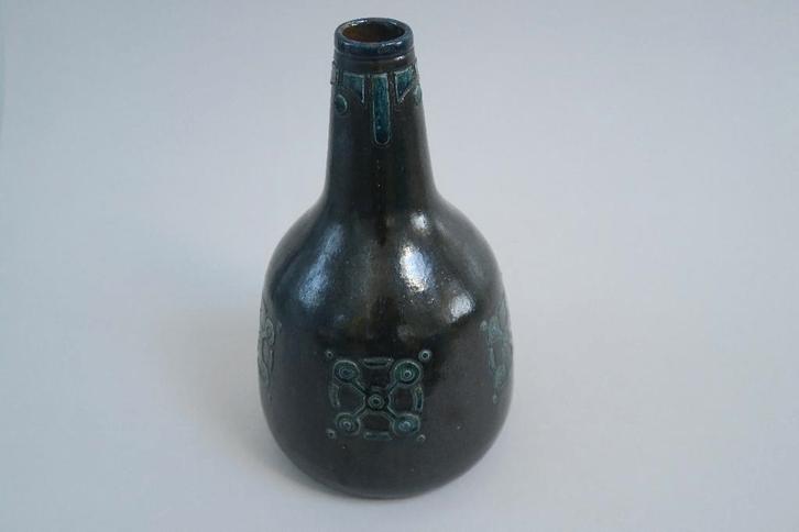 Vase art nouveau en poterie flamande - Vlaams aardewerk, Antiek en Kunst, Antiek | Keramiek en Aardewerk, Ophalen of Verzenden