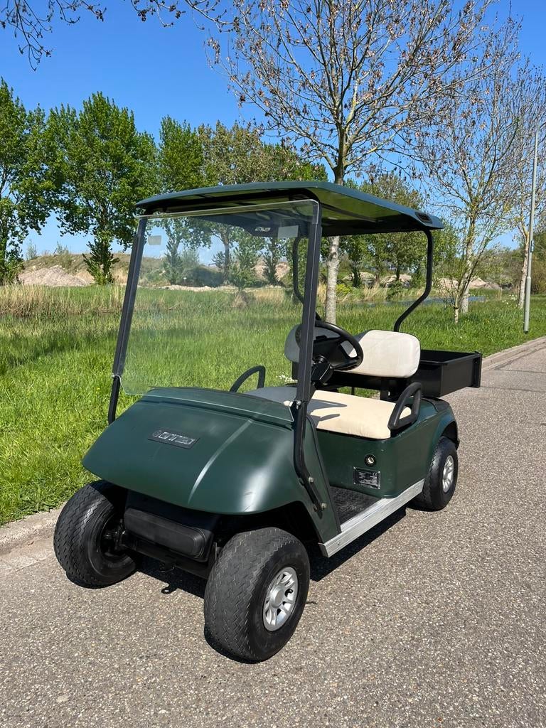 Electrische golfkar met bakje en trekhaak, Enlèvement, Comme neuf, Voiturette de golf