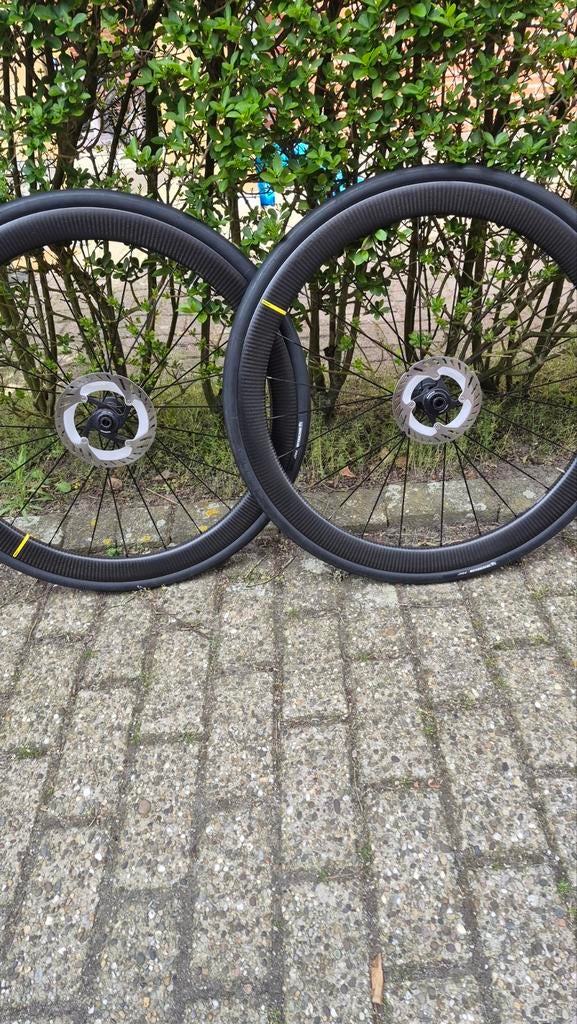 Mavic cosmic carbon sl disc 45.Aankoopbewijs 1/3/2026, Fietsen en Brommers, Fietsonderdelen, Ophalen of Verzenden, Carbon