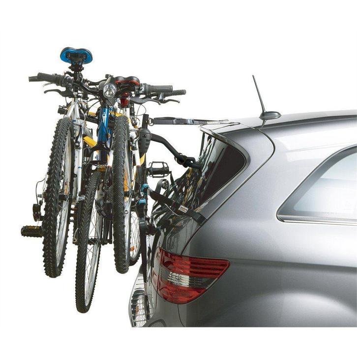 Porte-vélos de hayon à sangle NORAUTO, Autos : Divers, Porte-vélos, Comme neuf, Porte-hayon, 3 vélos ou plus, Pneus larges, Enlèvement