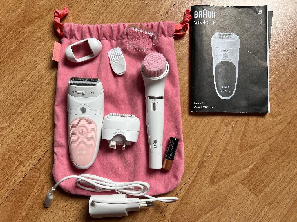 BRAUN Silk Epil 5 Epilator - Schoonheidsset 5 in 1, Elektronische apparatuur, Ophalen of Verzenden, Zo goed als nieuw, Scheren en Epileren