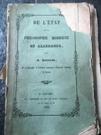 De l' état de la phylosophie moderne en Allemagne - Moeller, Ophalen of Verzenden