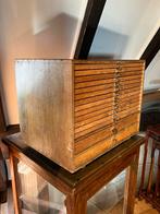 Oud kastje met houten schoolplaten van Europese landen, Antiek en Kunst, Ophalen, Aardrijkskunde