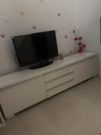 Witte ikea tv kast te koop, Maison & Meubles, Enlèvement, Comme neuf