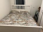 Bed en matras, Maison & Meubles, 210 cm, Comme neuf, Enlèvement, 160 cm