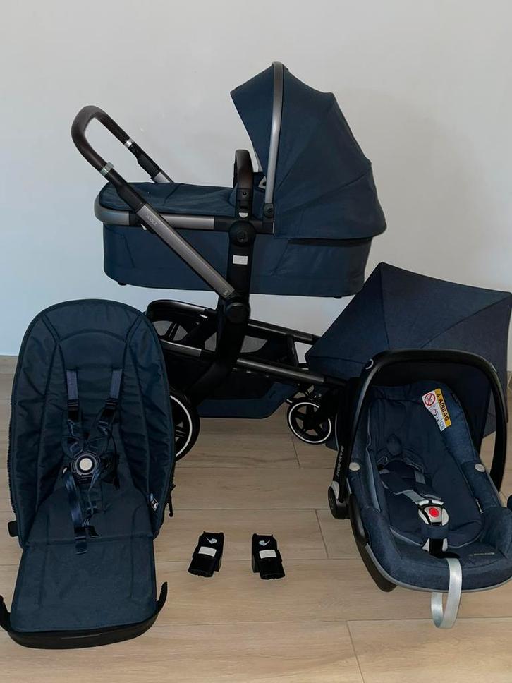 Joolz Day + kinderwagen Complete Set - Navy Blue 3-in-1 Set, Kinderen en Baby's, Buggy's, Zo goed als nieuw, Maxi-Cosi, Ophalen of Verzenden