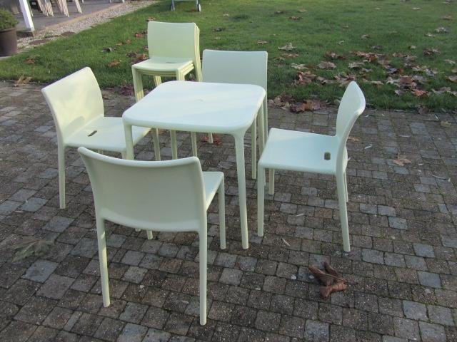 Air Chair - Air table / Jasper Morrison voor Magis, Tuin en Terras, Tuintafels, Gebruikt, Ophalen